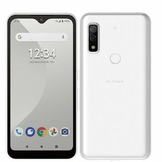 フジツウ(富士通)のFCG01 arrows We ホワイト SIMフリー 本体 au ほぼ新品 スマホ  【送料無料】 fcg01wh9mtm(スマートフォン本体)