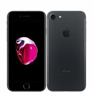 アップル(Apple)のバッテリー90%以上 iPhone7 128GB ブラック SIMフリー 本体 スマホ iPhone 7 アイフォン アップル apple  【送料無料】 ip7mtm484b(スマートフォン本体)