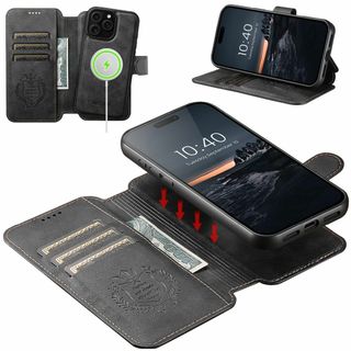 【新着商品】JCGOOD iPhone 13 Pro ケース手帳型 分離式 2 (その他)