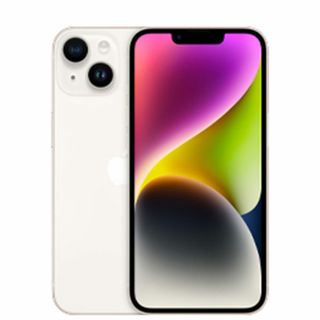 アップル(Apple)のバッテリー90%以上 iPhone14 128GB スターライト SIMフリー 本体 Aランク スマホ アイフォン アップル apple  【送料無料】 ip14mtm2263b(スマートフォン本体)