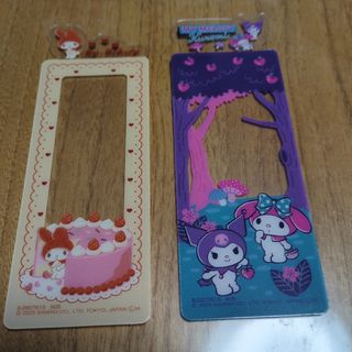 サンリオ(サンリオ)の★クロミ＆マイメロ　ブックマーク★(しおり/ステッカー)