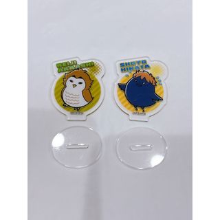 ハイキュー ミニアクリルスタンド 2個セット ヒナガラス アカアシフクロウ