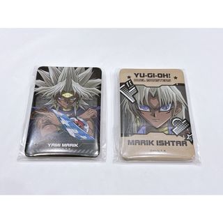 遊戯王 マリク・イシュタール スクエア 缶バッジ 2個セット くじ