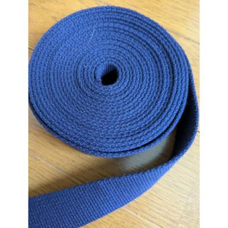 紐　青色　ハンドメイド