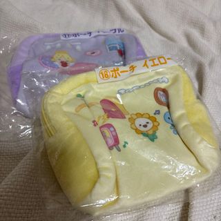 ジェイオーワン(JO1)のJOCHUM 一番くじ　ポーチ　イエロー　パープル(キャラクターグッズ)