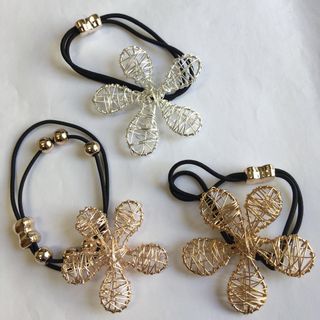 お花ヘアゴム新品