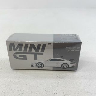【尾張小牧店】 中古 MINI-GT 1/64 ポルシェ 911(992) GT3 GT シルバーメタリック【728】