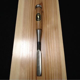 鉋鑿　新品未使用　狐　キツネ　叩き鑿　厚鑿　大工道具　天然砥石　DIY(工具)