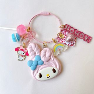 じゃらじゃらキーホルダー✩マイメロディ423(キャラクターグッズ)