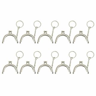 YFFSFDC がま口 口金 ミニサイズ かわいい バッグ 財布 パーツ 10個(その他)