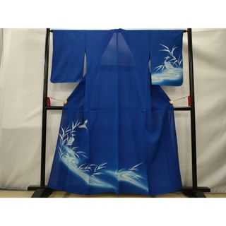 平和屋着物＊夏物　訪問着　絽　鷺　正絹　逸品　AAAX1786sx(着物)