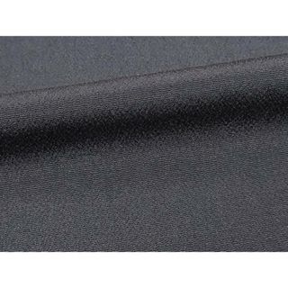 平和屋着物■上質な色無地　黒地　正絹　逸品　DAAU4853qp(着物)