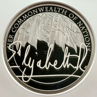 2022 イギリス 女王の治世 コモンウェルス 5ポンド 銀貨(貨幣)