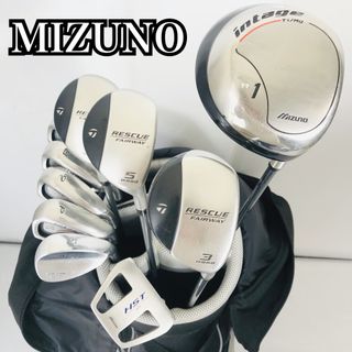 MIZUNO ミズノ TaylorMade テーラーメイド メンズ ゴルフ クラブ セット 初心者 入門 バッグ付き フルセット 右利き パター付(クラブ)