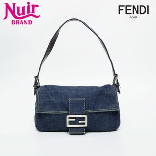 フェンディ(FENDI)のフェンディ FENDI デニム ステッチ マンマバケット ショルダーバッグ(ショルダーバッグ)