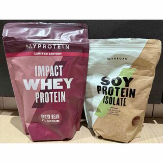 マイプロテイン(MYPROTEIN)のMyprotein ソイプロテイン、ホエイプロテインセット　小豆　チョコレート(プロテイン)