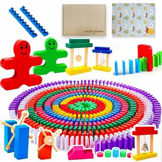 【無料ラッピング付・日本中小企業厳選】ロジカルドミノ ドミノ 430pcs ギミ(その他)