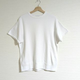 ハイク(HYKE)のHYKE スウェット ハーフスリーブ ホワイト1(Tシャツ/カットソー(半袖/袖なし))