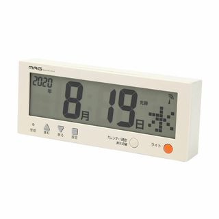 MAG(マグ) デジタルカレンダー 高齢者 シニア シンプル 掛け時計 壁掛け時(置時計)