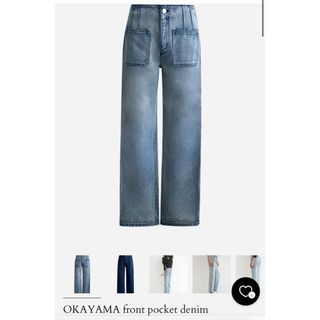 shellerシェリエ　OKAYAMA front pocket denim
