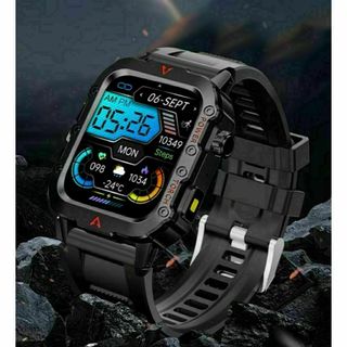 【新品未使用】大画面スマートウォッチ LAXASFIT Q11 BK(腕時計(デジタル))