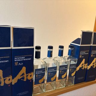 サントリー(サントリー)のサントリー 碧 Ao ウイスキー 700ml 箱付 空瓶4本セット(ウイスキー)