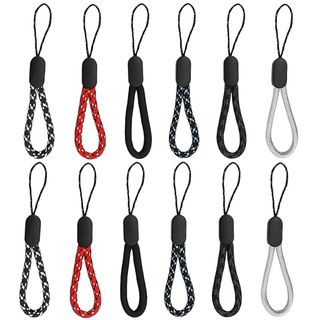 [LIANHATA] ハンドストラップ 12本セット 携帯ストラップ ショート 