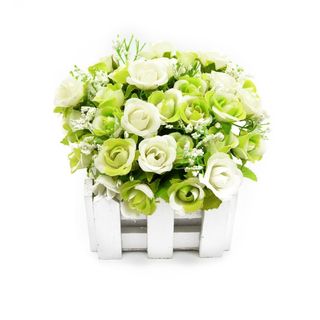 【在庫処分】BEADY ミニダイヤーバラ 人工観葉植物 造花 光触媒 フェイクグ(その他)