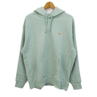 アディダス(adidas)のアディダス パーカー フーディ 長袖 コットン100% スポーツウエア トップス メンズ 2XOサイズ ミントグリーン adidas(パーカー)
