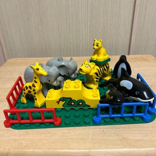 LEGO レゴ デュプロ 動物／柵　知育玩具