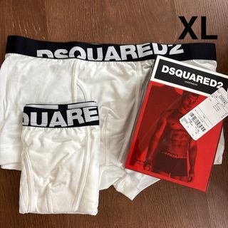 ディースクエアード(DSQUARED2)のDSQUARED2 白　XL 2-pack トランクス(ボクサーパンツ)