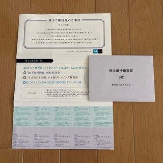 東京地下鉄　株主優待券セット(その他)