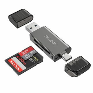 MOGOOD SDカードリーダ メモリカードリーダアダプタ USB 3.0からメ(PC周辺機器)