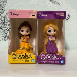 ディズニー(Disney)のガチャガチャ　Q posket ベル&ラプンツェル(キャラクターグッズ)