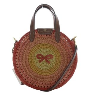 アニヤハインドマーチ(ANYA HINDMARCH)のアニヤハインドマーチ 25SS SMALL Orange/Multi(かごバッグ/ストローバッグ)