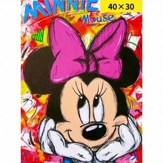 ダイヤモンドアート　可愛いミニー　40×30 