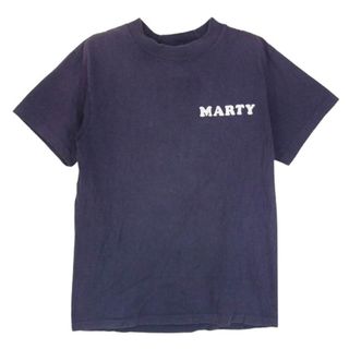 ヴィンテージ VINTAGE 80s USA製 ANVIL アンビル プリント Tシャツ ネイビー系 M【中古】(シャツ)