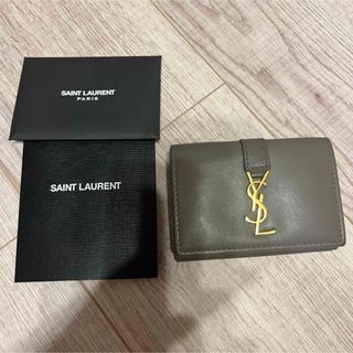 サンローラン(SAINT LAURENT)のサンローラン　三折り　財布(財布)