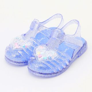 【美品】しゃらしゃらジェリーサンダル　18センチ