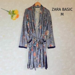 ザラ(ZARA)のザラベーシック ZARA BASIC 花柄ガウン M(その他)