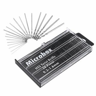 Bestgle極細マイクロドリル刃セット0.3~1.6mm 超硬ドリル 精密ドリ(その他)