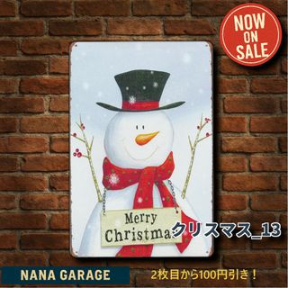 ★クリスマス_13★看板 雪だるま[20250729]玄関 アンティーク 書斎 