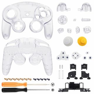 eXtremeRateゲームキューブコントローラーに対応用カスタム交換シェルクリ