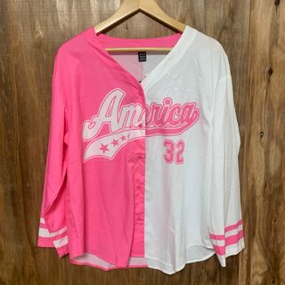 シーイン(SHEIN)の【 3024番】SHEINi 長袖シャツ　未使用　レディM(シャツ/ブラウス(長袖/七分))