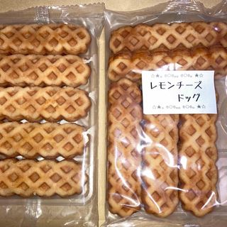 セイジョウイシイ(成城石井)のチーズドッグ&レモンチーズドッグセット 工場直売 アウトレット 原宿ドッグ(菓子/デザート)
