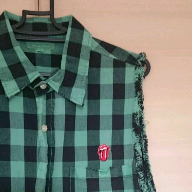 ブロックチェックシャツ ☺︎︎ 送料込み レディースのトップス(シャツ/ブラウス(半袖/袖なし))の商品写真