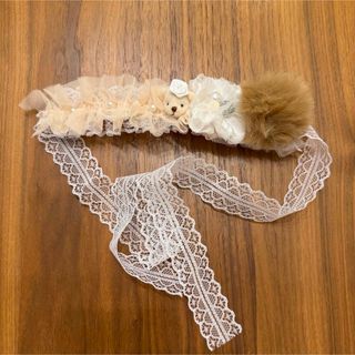 crazy for WAN 新品未使用 テディベアカチューシャボネ(犬)