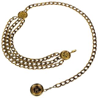 シャネル(CHANEL)のシャネル ココマーク チェーン ベルト レディース 【中古】(ベルト)