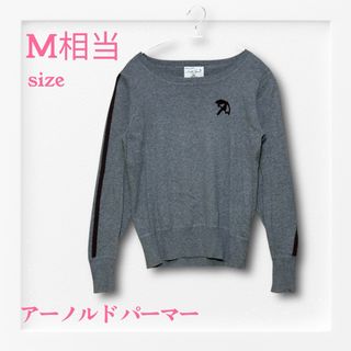 アーノルドパーマー(Arnold Palmer)のアーノルドパーマー グレー ロングTシャツ《M相当》スウェットUSAオリジン(Tシャツ(長袖/七分))