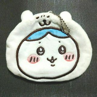 チイカワ(ちいかわ)の【ちいかわ】ハチワレ おかおポーチ ナガノ おどるの？(キャラクターグッズ)
